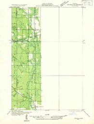 Skandia SE Michigan Historical topographic map, 1:31680 scale, 7.5 X 7.5 Minute, Year 1932