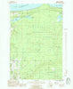 Skandia Michigan Historical topographic map, 1:24000 scale, 7.5 X 7.5 Minute, Year 1985