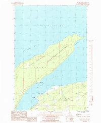 Skanee North Michigan Historical topographic map, 1:24000 scale, 7.5 X 7.5 Minute, Year 1984