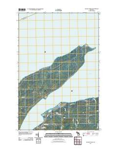 Skanee North Michigan Historical topographic map, 1:24000 scale, 7.5 X 7.5 Minute, Year 2011