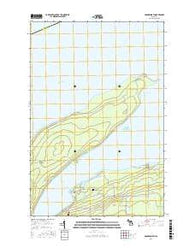 Skanee North Michigan Current topographic map, 1:24000 scale, 7.5 X 7.5 Minute, Year 2016