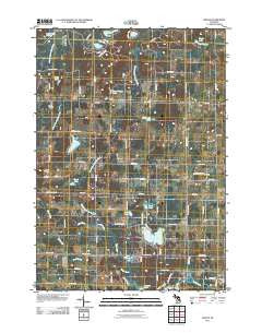 Skeels Michigan Historical topographic map, 1:24000 scale, 7.5 X 7.5 Minute, Year 2011