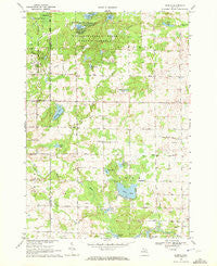 Skeels Michigan Historical topographic map, 1:24000 scale, 7.5 X 7.5 Minute, Year 1969