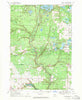 Skidway Lake Michigan Historical topographic map, 1:24000 scale, 7.5 X 7.5 Minute, Year 1968
