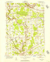 Smiths Creek Michigan Historical topographic map, 1:24000 scale, 7.5 X 7.5 Minute, Year 1952