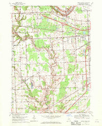 Smiths Creek Michigan Historical topographic map, 1:24000 scale, 7.5 X 7.5 Minute, Year 1968