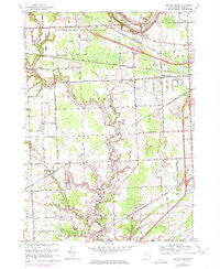 Smiths Creek Michigan Historical topographic map, 1:24000 scale, 7.5 X 7.5 Minute, Year 1968