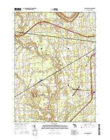 Smiths Creek Michigan Historical topographic map, 1:24000 scale, 7.5 X 7.5 Minute, Year 2014
