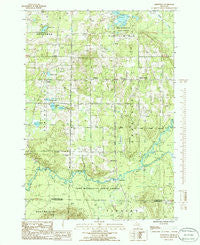 Smithville Michigan Historical topographic map, 1:24000 scale, 7.5 X 7.5 Minute, Year 1985
