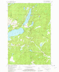 Smoky Lake Michigan Historical topographic map, 1:24000 scale, 7.5 X 7.5 Minute, Year 1981