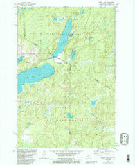 Smoky Lake Michigan Historical topographic map, 1:24000 scale, 7.5 X 7.5 Minute, Year 1981