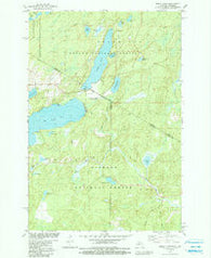 Smoky Lake Michigan Historical topographic map, 1:24000 scale, 7.5 X 7.5 Minute, Year 1981