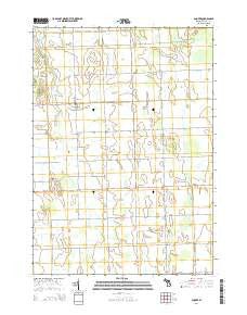 Snover Michigan Historical topographic map, 1:24000 scale, 7.5 X 7.5 Minute, Year 2014