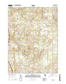 Sodus Michigan Historical topographic map, 1:24000 scale, 7.5 X 7.5 Minute, Year 2014