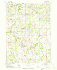 Sodus Michigan Historical topographic map, 1:24000 scale, 7.5 X 7.5 Minute, Year 1970