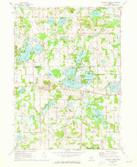 Somerset Center Michigan Historical topographic map, 1:24000 scale, 7.5 X 7.5 Minute, Year 1971