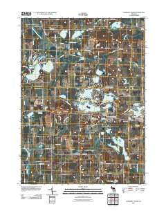 Somerset Center Michigan Historical topographic map, 1:24000 scale, 7.5 X 7.5 Minute, Year 2011
