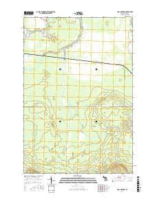 Soo Junction Michigan Current topographic map, 1:24000 scale, 7.5 X 7.5 Minute, Year 2017