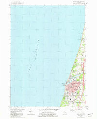 South Haven Michigan Historical topographic map, 1:24000 scale, 7.5 X 7.5 Minute, Year 1981