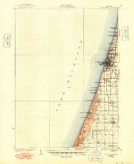 South Haven Michigan Historical topographic map, 1:62500 scale, 15 X 15 Minute, Year 1930
