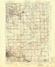 South Lyon Michigan Historical topographic map, 1:62500 scale, 15 X 15 Minute, Year 1906