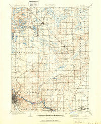 South Lyon Michigan Historical topographic map, 1:62500 scale, 15 X 15 Minute, Year 1906