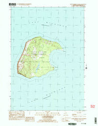 South Manitou Island Michigan Historical topographic map, 1:24000 scale, 7.5 X 7.5 Minute, Year 1983