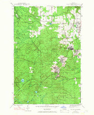 South Range Michigan Historical topographic map, 1:24000 scale, 7.5 X 7.5 Minute, Year 1946