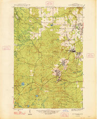 South Range Michigan Historical topographic map, 1:24000 scale, 7.5 X 7.5 Minute, Year 1948