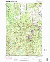 South Range Michigan Historical topographic map, 1:24000 scale, 7.5 X 7.5 Minute, Year 1946