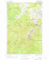 South Range Michigan Historical topographic map, 1:24000 scale, 7.5 X 7.5 Minute, Year 1946