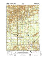 South Boardman Michigan Current topographic map, 1:24000 scale, 7.5 X 7.5 Minute, Year 2016