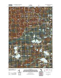 South Branch Michigan Historical topographic map, 1:24000 scale, 7.5 X 7.5 Minute, Year 2012