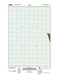 South Fox Island OE W Michigan Historical topographic map, 1:24000 scale, 7.5 X 7.5 Minute, Year 2012