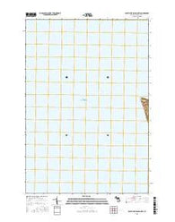 South Fox Island OE W Michigan Current topographic map, 1:24000 scale, 7.5 X 7.5 Minute, Year 2016