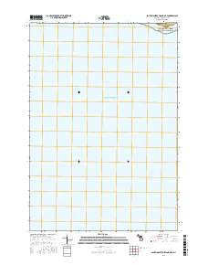 South Manitou Island OE S Michigan Current topographic map, 1:24000 scale, 7.5 X 7.5 Minute, Year 2017