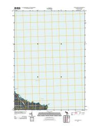 South Point Michigan Historical topographic map, 1:24000 scale, 7.5 X 7.5 Minute, Year 2011