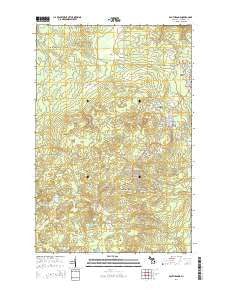 South Range Michigan Historical topographic map, 1:24000 scale, 7.5 X 7.5 Minute, Year 2014