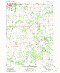 Southeast Albion Michigan Historical topographic map, 1:24000 scale, 7.5 X 7.5 Minute, Year 1981