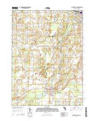 Southwest Albion Michigan Historical topographic map, 1:24000 scale, 7.5 X 7.5 Minute, Year 2014