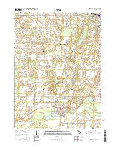 Southwest Albion Michigan Historical topographic map, 1:24000 scale, 7.5 X 7.5 Minute, Year 2014