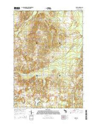 Sparr Michigan Historical topographic map, 1:24000 scale, 7.5 X 7.5 Minute, Year 2014