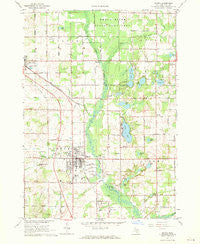 Sparta Michigan Historical topographic map, 1:24000 scale, 7.5 X 7.5 Minute, Year 1967