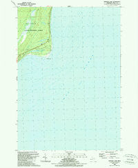 Spencer Lake Michigan Historical topographic map, 1:24000 scale, 7.5 X 7.5 Minute, Year 1989