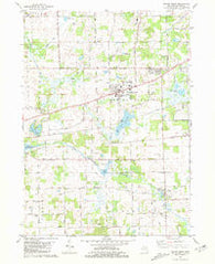 Spring Arbor Michigan Historical topographic map, 1:24000 scale, 7.5 X 7.5 Minute, Year 1981