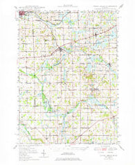 Spring Arbor Michigan Historical topographic map, 1:62500 scale, 15 X 15 Minute, Year 1948