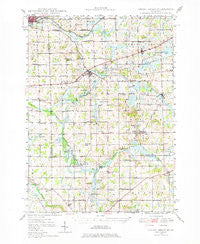 Spring Arbor Michigan Historical topographic map, 1:62500 scale, 15 X 15 Minute, Year 1948