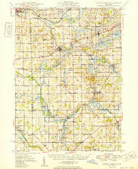 Spring Arbor Michigan Historical topographic map, 1:62500 scale, 15 X 15 Minute, Year 1949