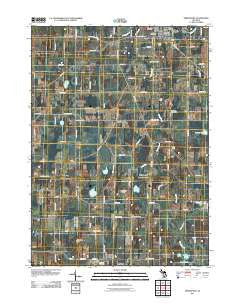 Springport Michigan Historical topographic map, 1:24000 scale, 7.5 X 7.5 Minute, Year 2011