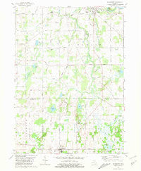 Springport Michigan Historical topographic map, 1:24000 scale, 7.5 X 7.5 Minute, Year 1981